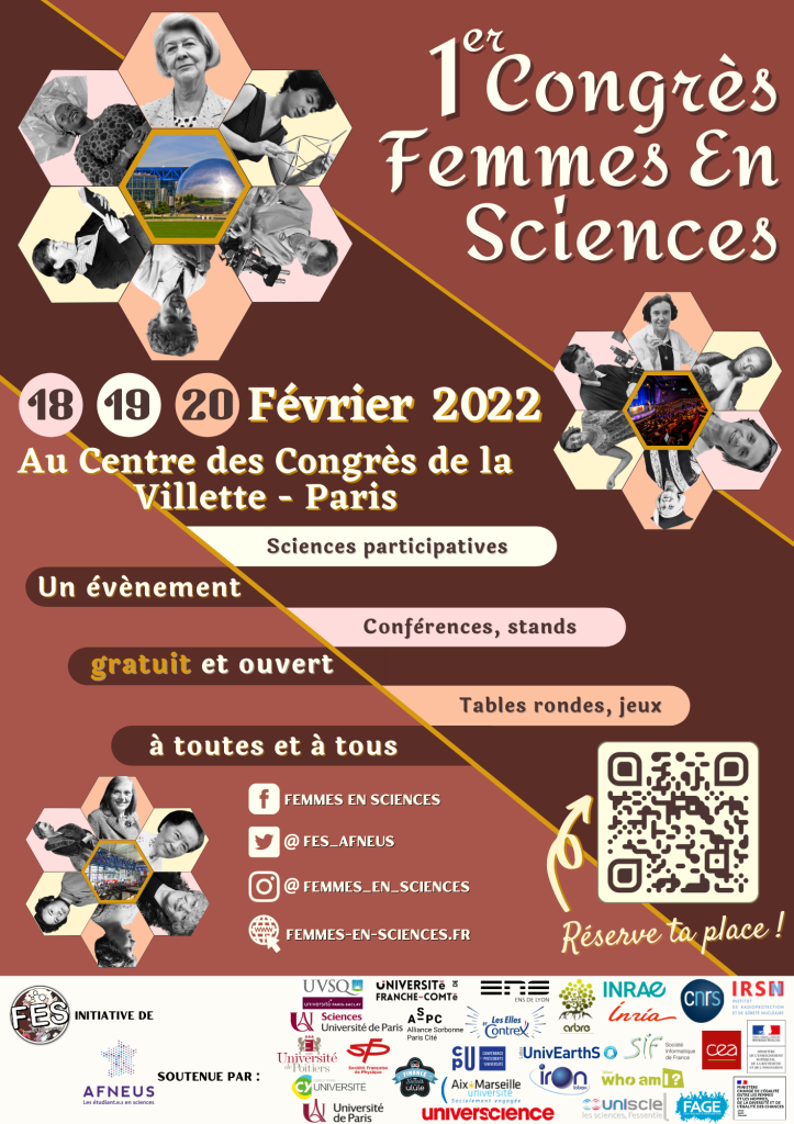 CONGRÈS Femmes En Sciences 2022 Affiche